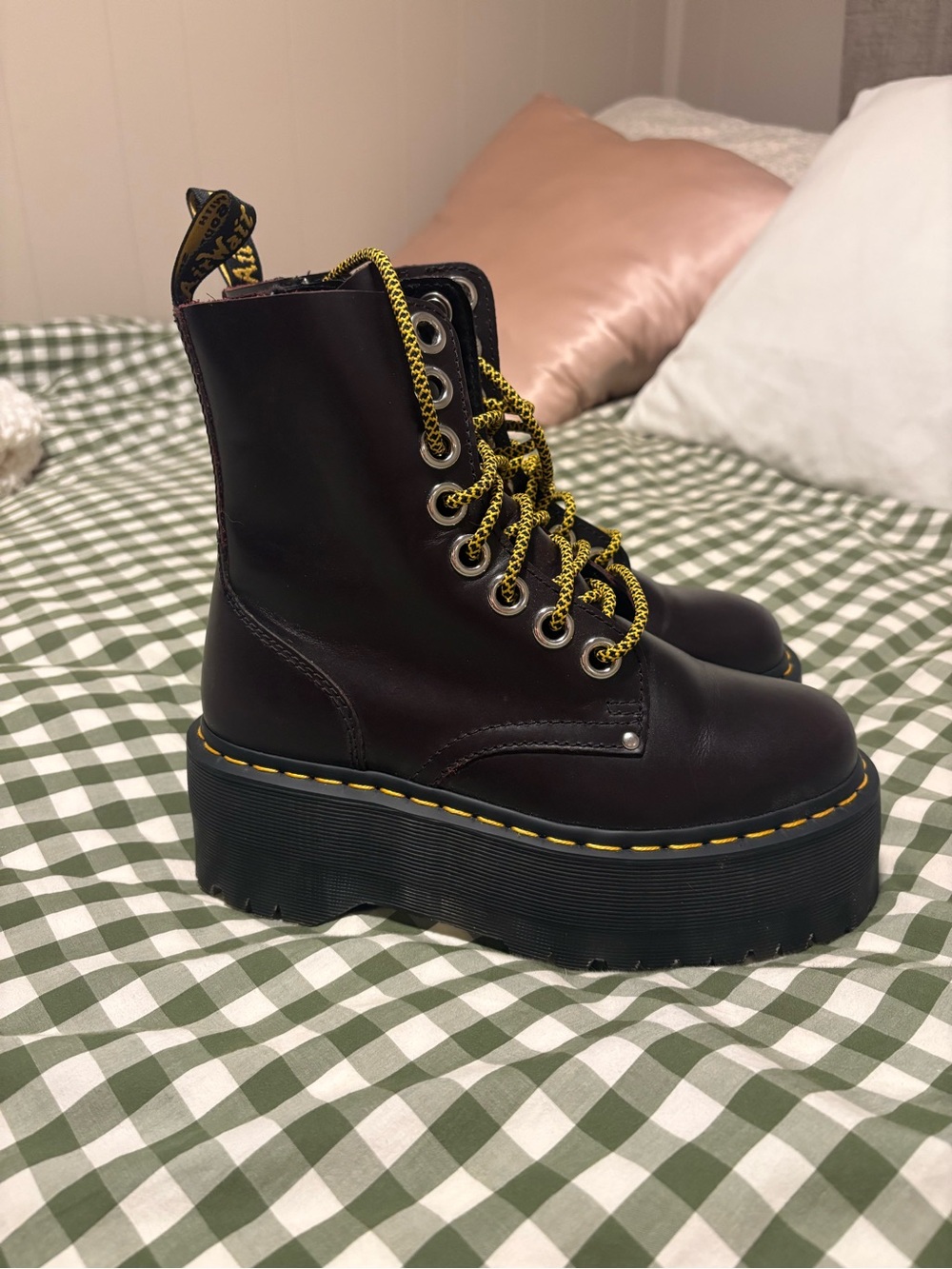 Rare Burgundy Jadon Max Dr. Martens - Picture 3 of 3